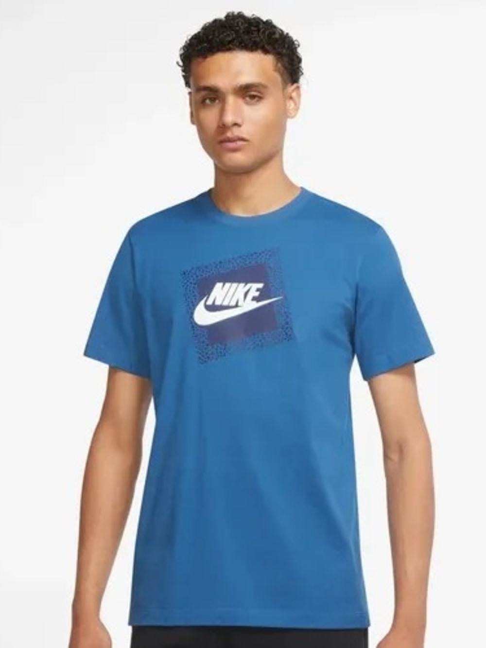 Nike Blue Graphic Logo Tee